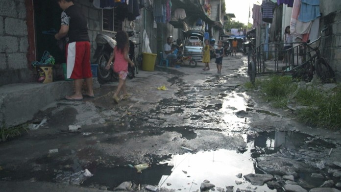 Filipínsky slum.