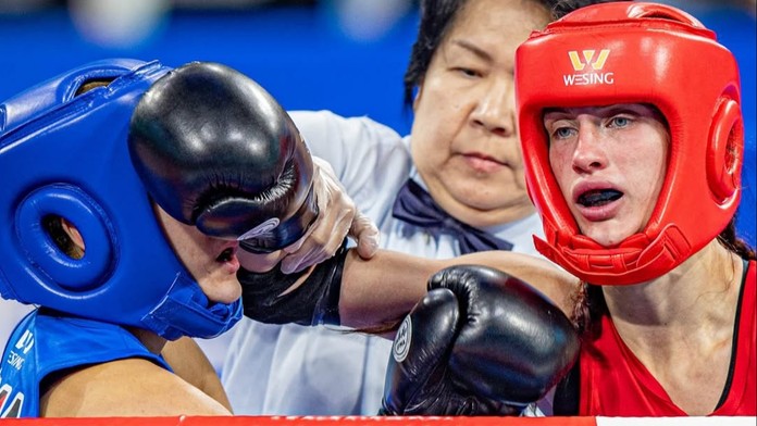 Slovensko má ďalšiu medailu zo Svetových hier. Monika Chochlíková po vyrovnanom boji oslavuje bronz