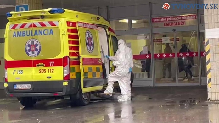 Urgentný príjem v nemocnici v Ružinove.