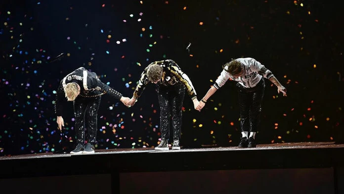 Take That na koncerte v Birminghame