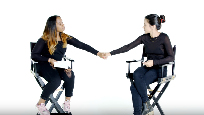 Experiment o sebavedomí s dvomi kamarátkami.