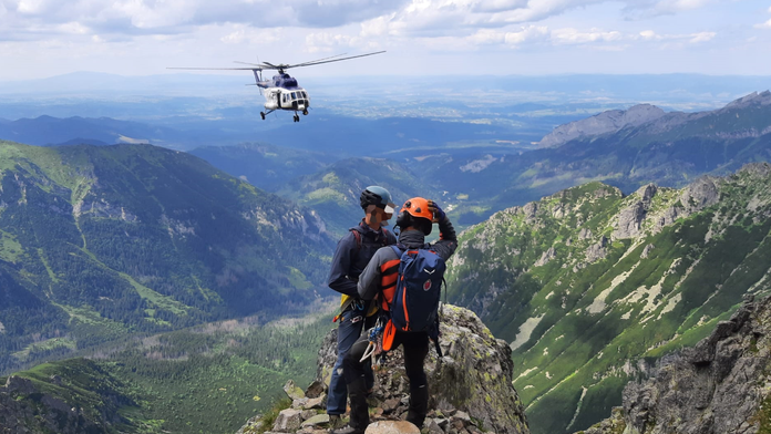 Leteckí záchranári.