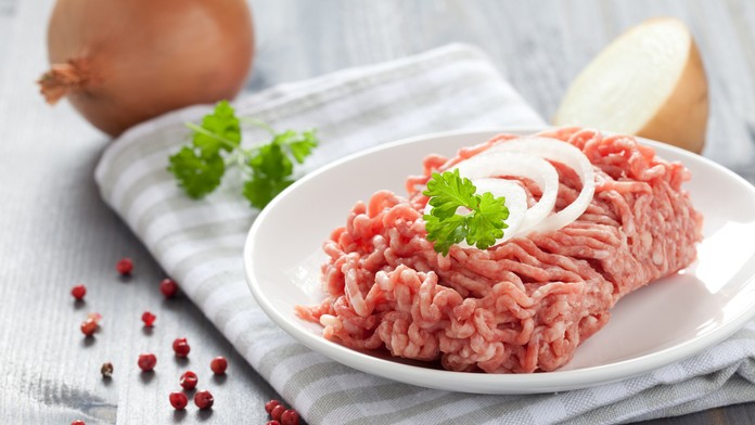 Mleté mäso - ilustračná snímka.