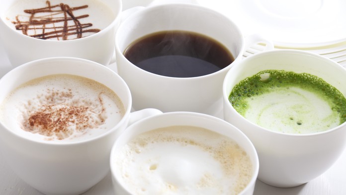 Nápoje. Ilustračná snímka. 