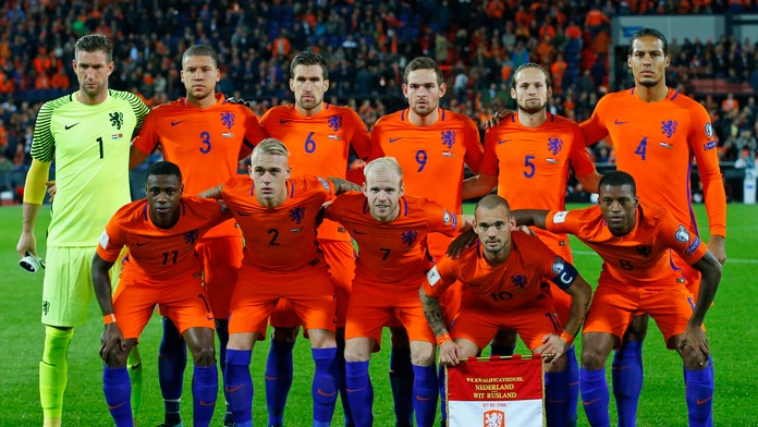 Holandská reprezentácia.