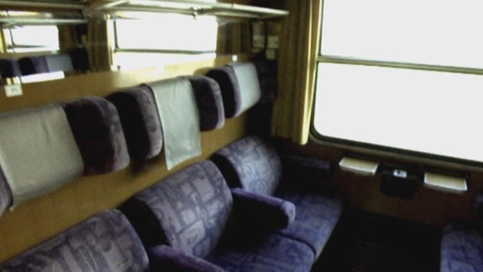 Kupé vo vlaku - ilustračné foto.