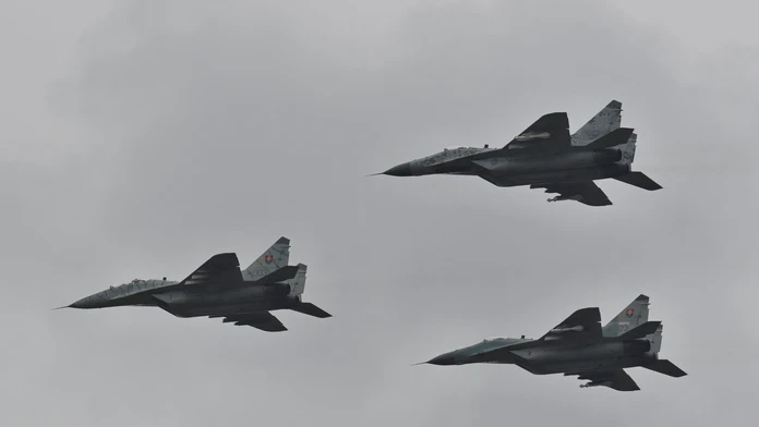 Stíhacie lietadlá MiG-29.