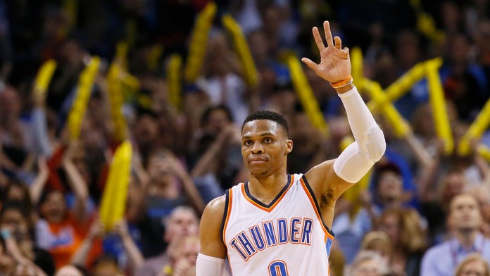 Russell Westbrook zaznamenal 41. triple-double v sezóne.