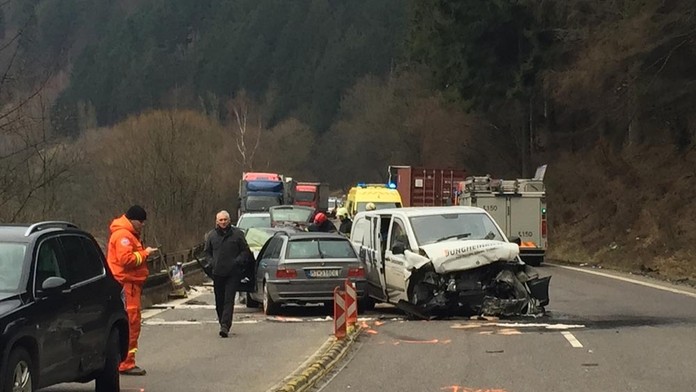 Nehoda pod Strečnom.