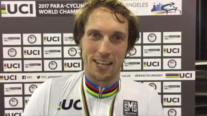 Jozef Metelka po obhájení titulu majstra sveta.