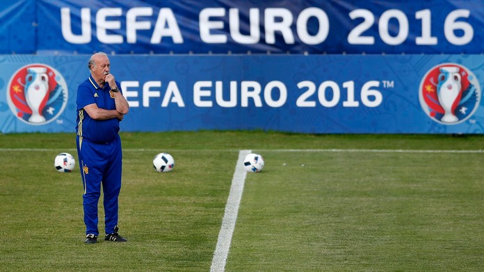 Kouč španielskej reprezentácie Vicente del Bosque.