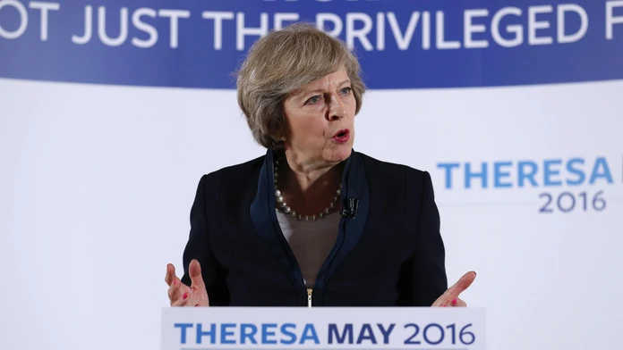 Britská ministerka vnútra Theresa Mayová. 