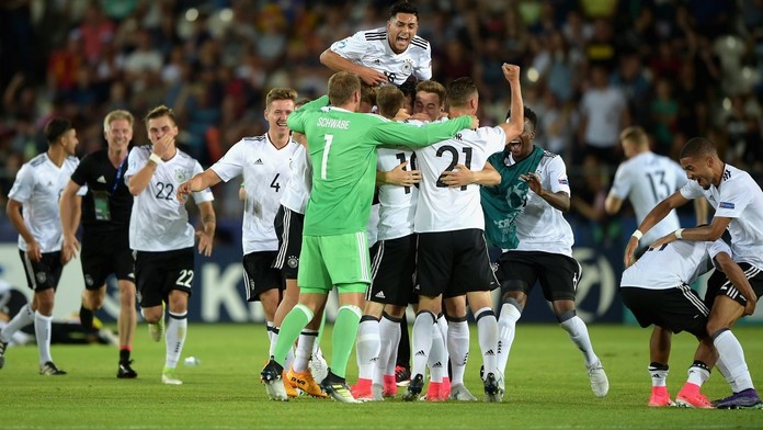 Nemci sa stali majstrami Európy do 21 rokov.