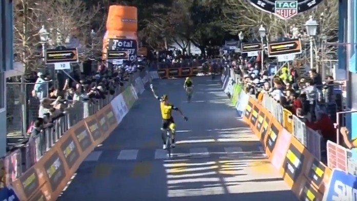 Primož Roglič vyhral 3. etapu na Tirreno Adriatico.