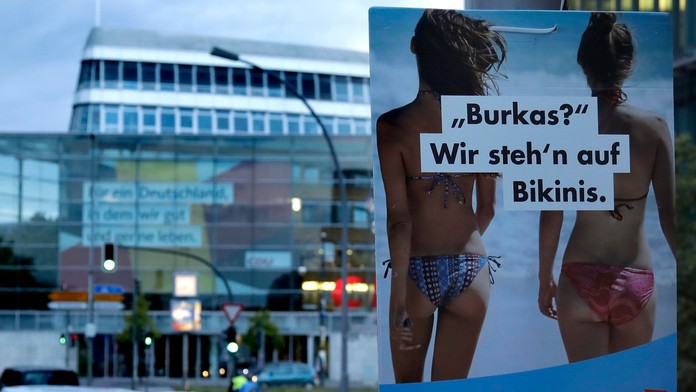 Volebný bilbord AfD.