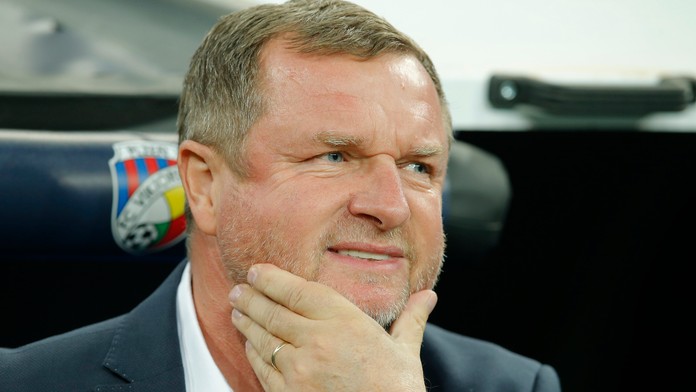 Kouč Plzne Pavel Vrba v zápase LM na pôde Realu.