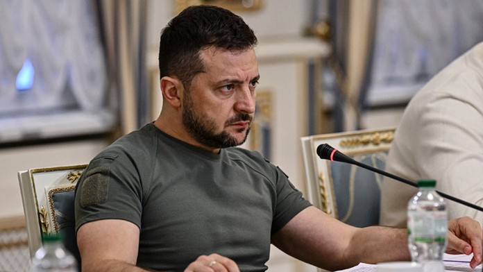 Ukrajinský prezident Volodymyr Zelenskyj.