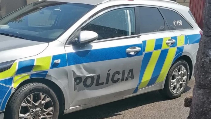 Otlčené auto.