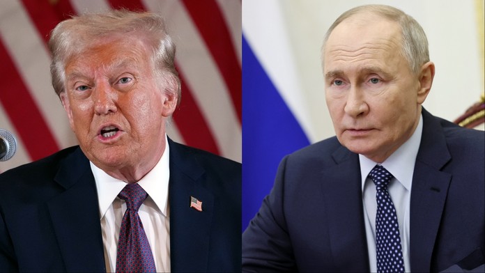 Donald Trump a Vladimir Putin