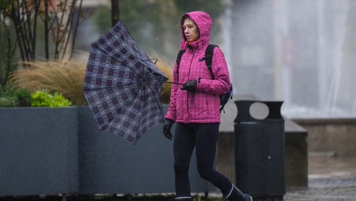 Daždivé a veterné počasie v Bratislave