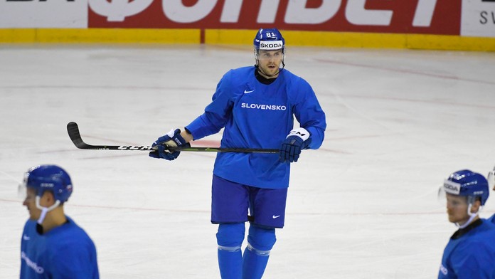 Zľava Marek Čiliak a Patrik Rybár počas tréningu pred MS.