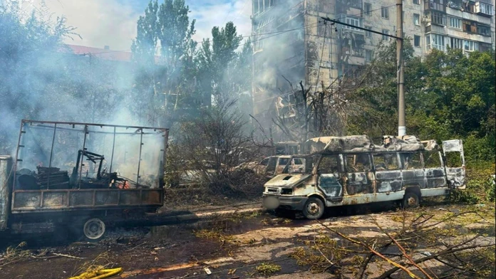 Rusi použili kĺzavé bomby. V Záporoží utrpelo zranenia 25 ľudí vrátane detí