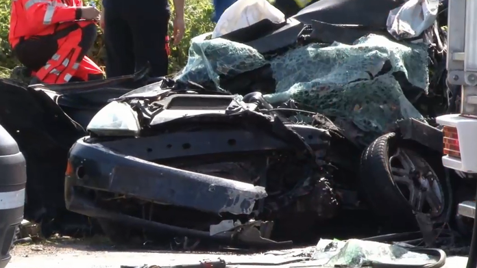 Takto vyzeralo osobné auto po nehode