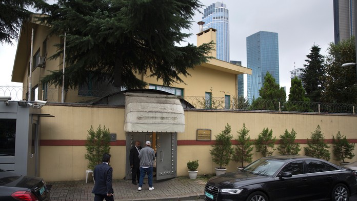 Saudskoarabský konzulát v Istanbule, kde zmizol novinár
