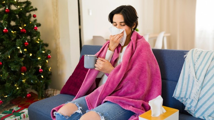 Chrípka počas Vianoc (ilustračná snímka)