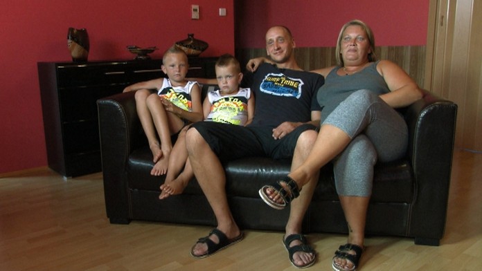 Zámena manželiek - Petra s rodinou