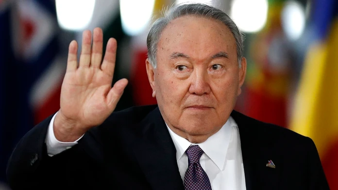 Na archívnej snímke z 18. októbra 2018 kazašský prezident Nursultan Nazarbajev.