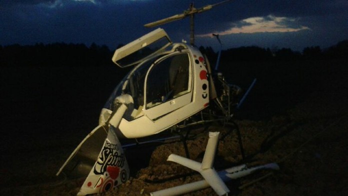 Pri Liptovskom Mikuláši sa zrútil vrtuľník.