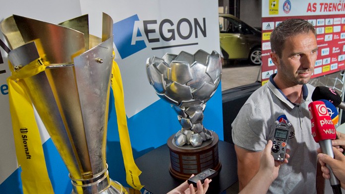 Tréner AS Trenčín Martin Ševela.