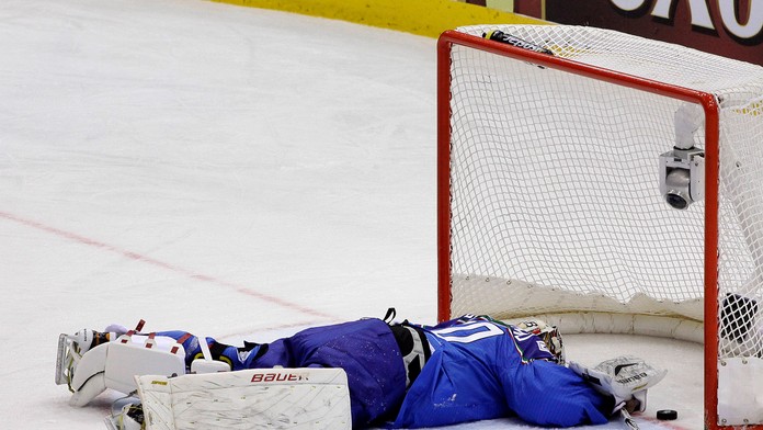 Daniel Bellissimo z Talianska počas zápasu Slovensko - Taliansko 