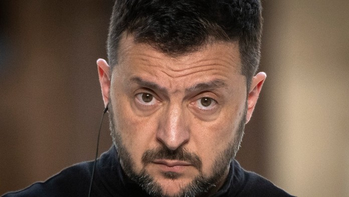 Na snímke ukrajinský prezident Volodymyr Zelenskyj.