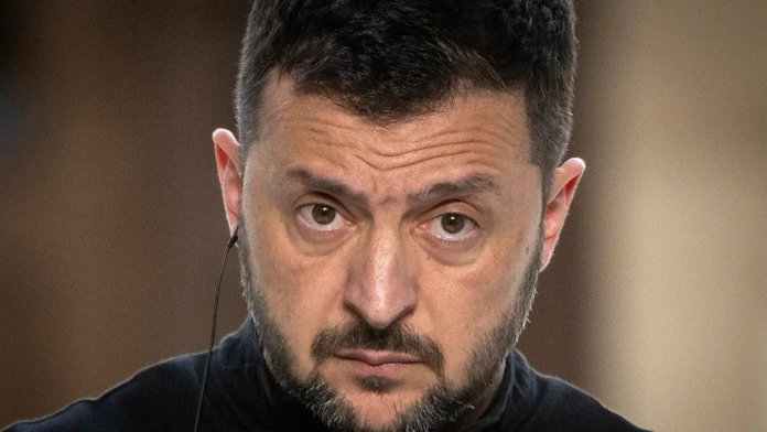 Na snímke ukrajinský prezident Volodymyr Zelenskyj.