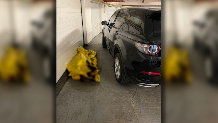 Záber z miesta nehody.