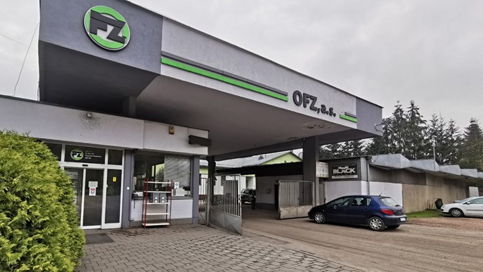 Závod spoločnosti OFZ v Oravskom Podzámku.