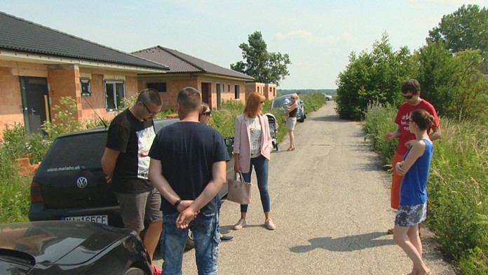 Nedostavané domy vo Vysokej na Morave.