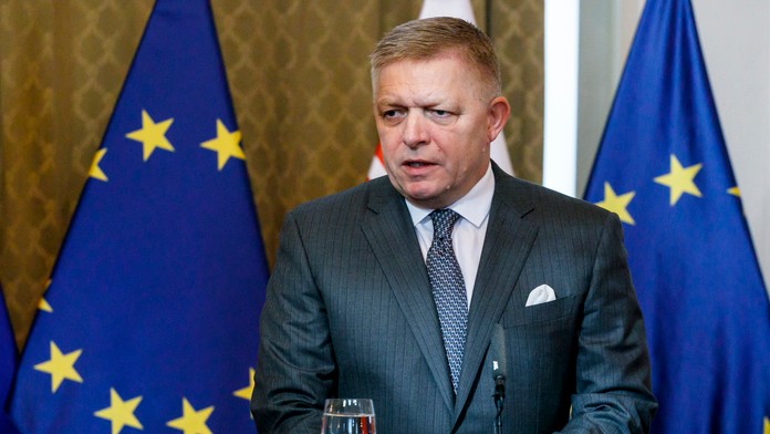 Na snímke predseda vlády SR Robert Fico (Smer-SD)