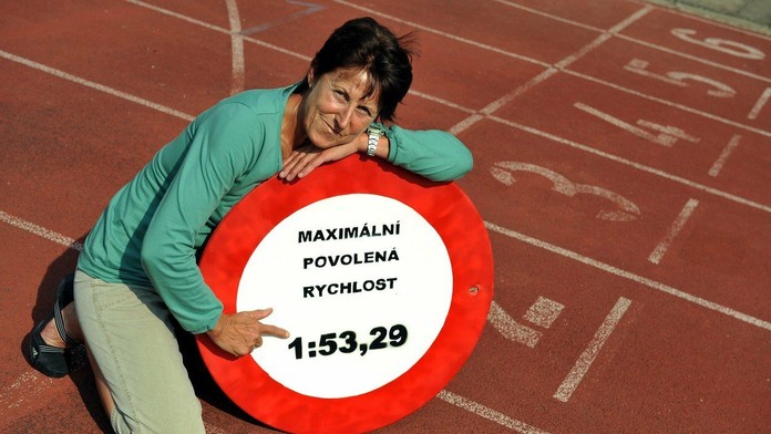 Jarmila Kratochvílová - držiteľka bradatého rekordu v behu na 400 metrov.