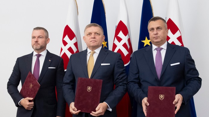 Peter Pellegrini, Robert Fico a Andrej Danko