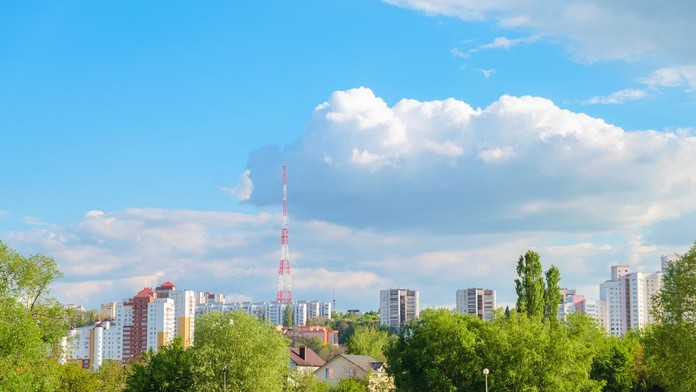 Televízna veža v Charkove.