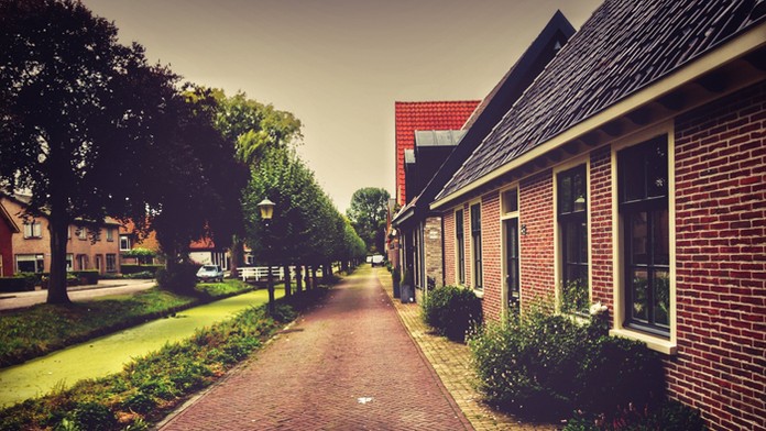 Na ilustračnej snímke holandská dedina Nieuwe Niedorp.