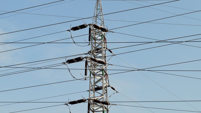 Elektrické vedenie - ilustračná foto