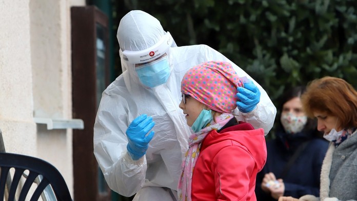 Denný počet pozitívnych.