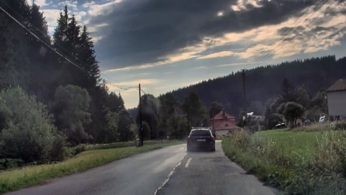 Záber z policajného zásahu