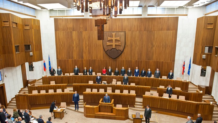 Poslanci v Národnej rade Slovenskej republiky. 