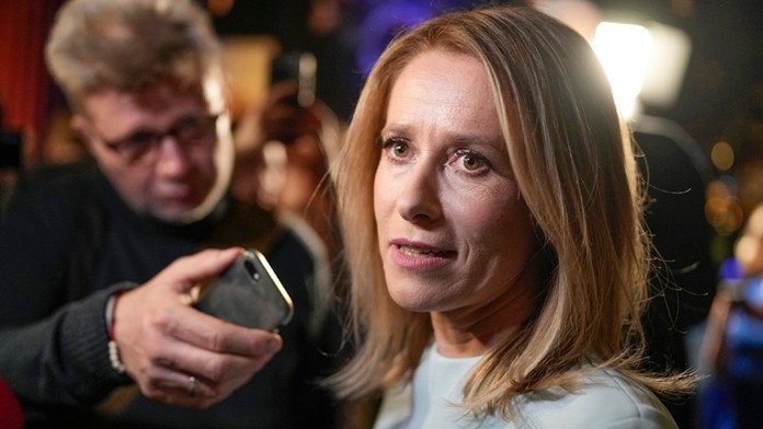 Estónska premiérka Kaja Kallasová. 