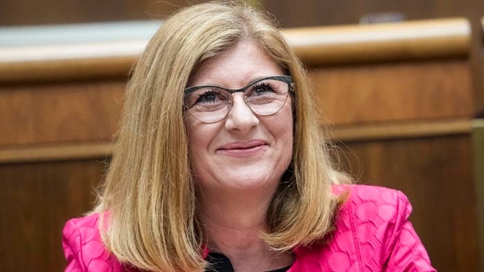 Ministerka pôdohospodárstva a rozvoja vidieka Gabriela Matečná. 